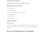write keyword researched SEO blog posts and articles